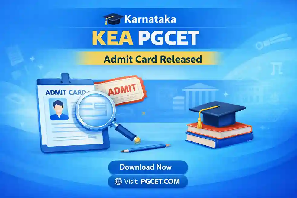 Karnataka PGCET Admit Card 2026
